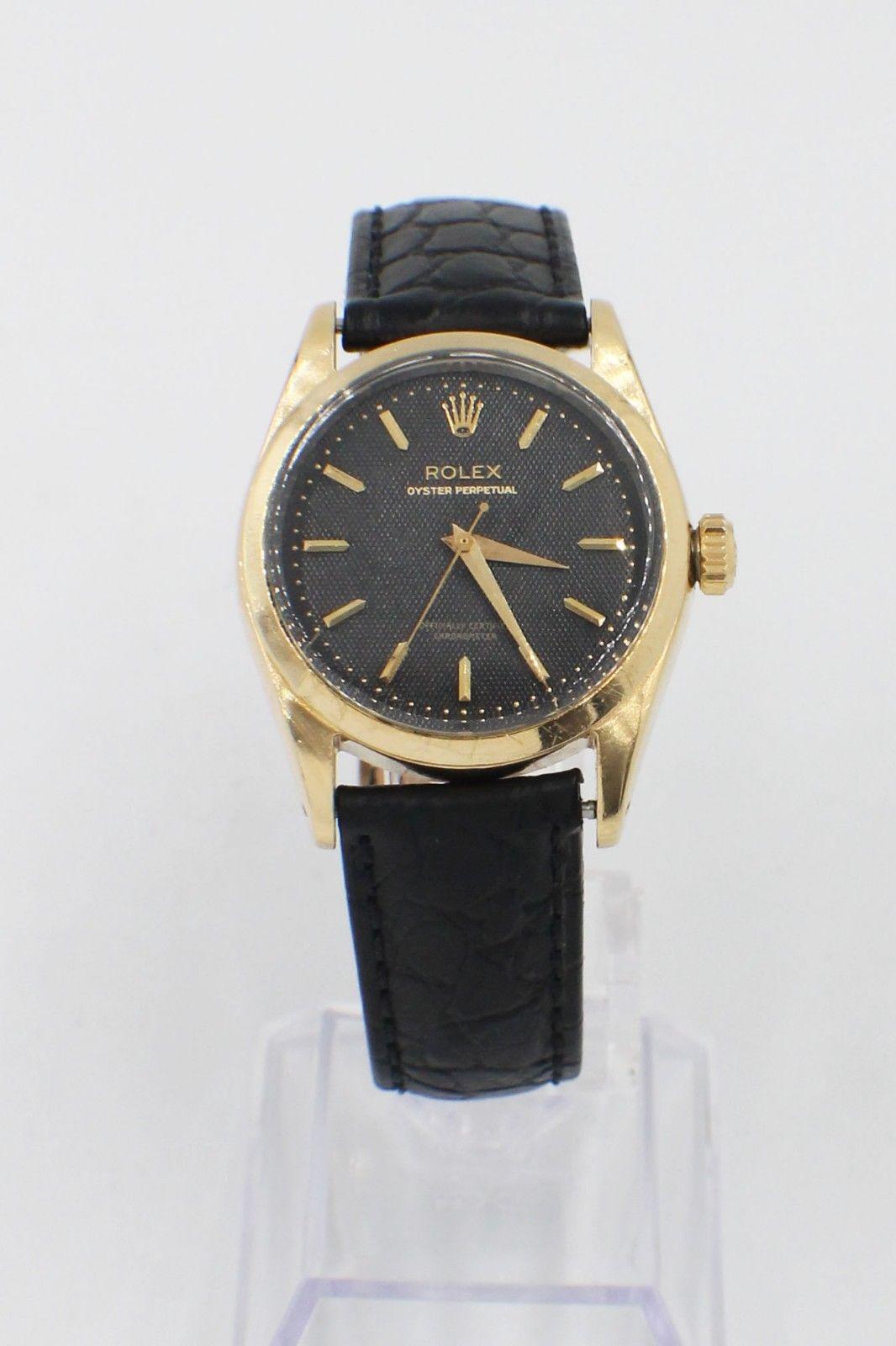 Vintage Rolex 6634 Oyster Perpetual 14 Karat Yellow Gold Capped, 1942 3
