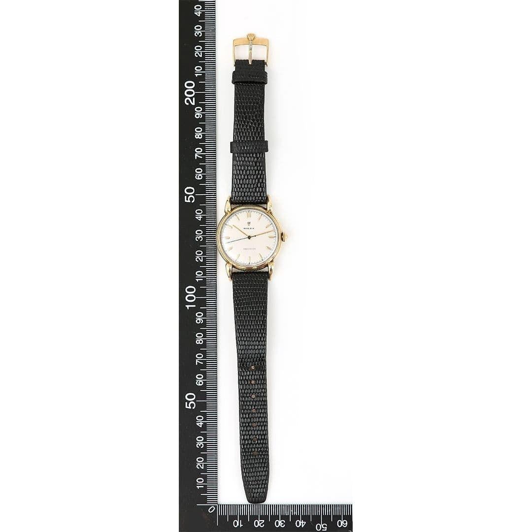 Vintage Rolex 9ct Gold Precision 4747 Dress Watch, Circa 1954 4