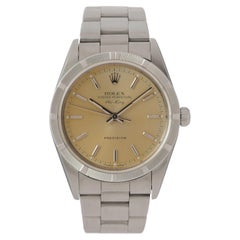 Vintage Rolex Air King Model 14010 34mm Stainless Steel Watch