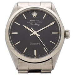 Vintage Rolex Air-King Ref. 5500 Stainless Steel Watch, 1970