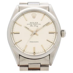 Vintage Rolex Air-King Reference 5500/1002 Stainless Steel Watch, 1979