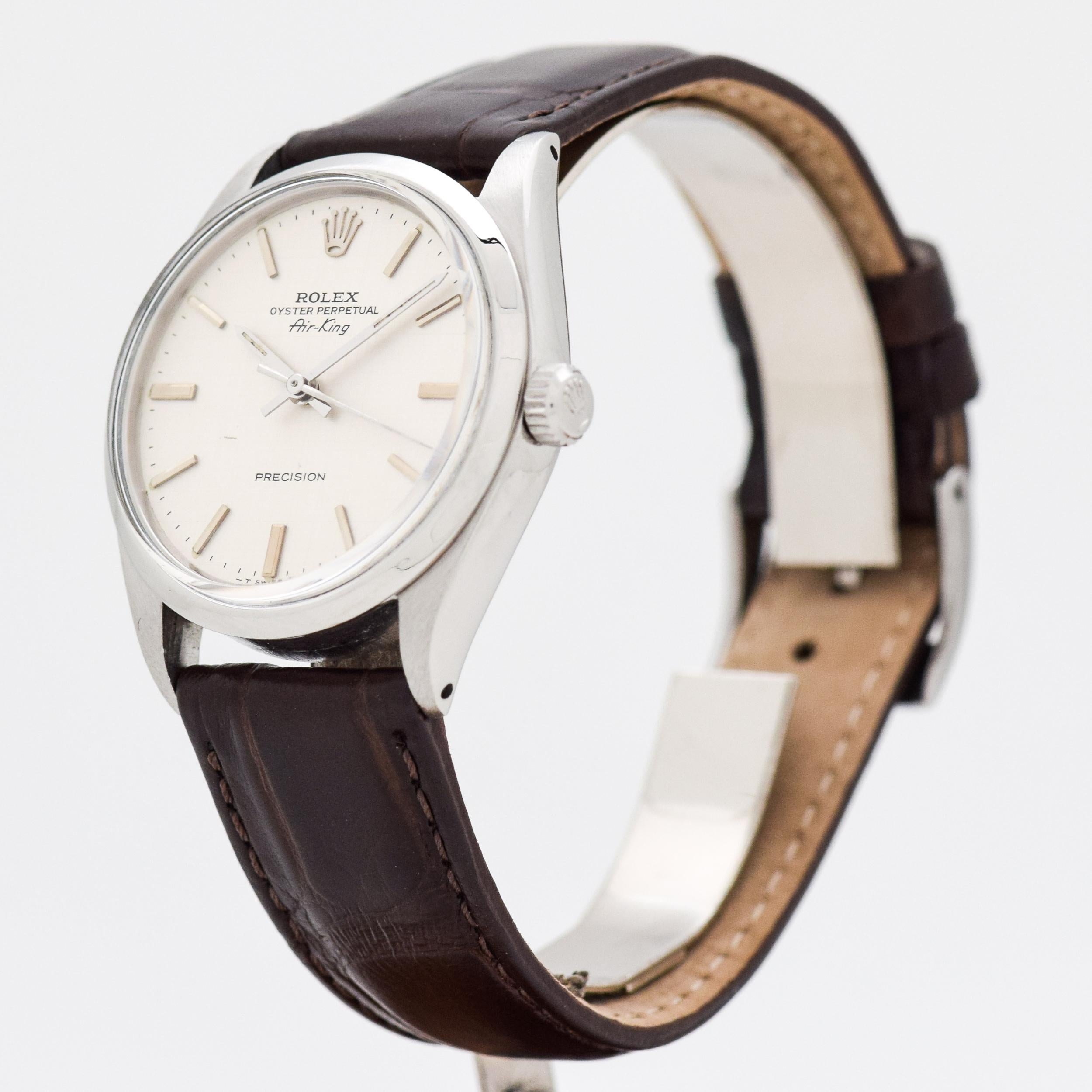 rolex air king linen