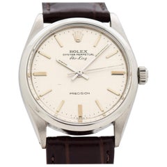 Vintage Rolex Air-King Reference 5500 with a Linen Dial, 1966