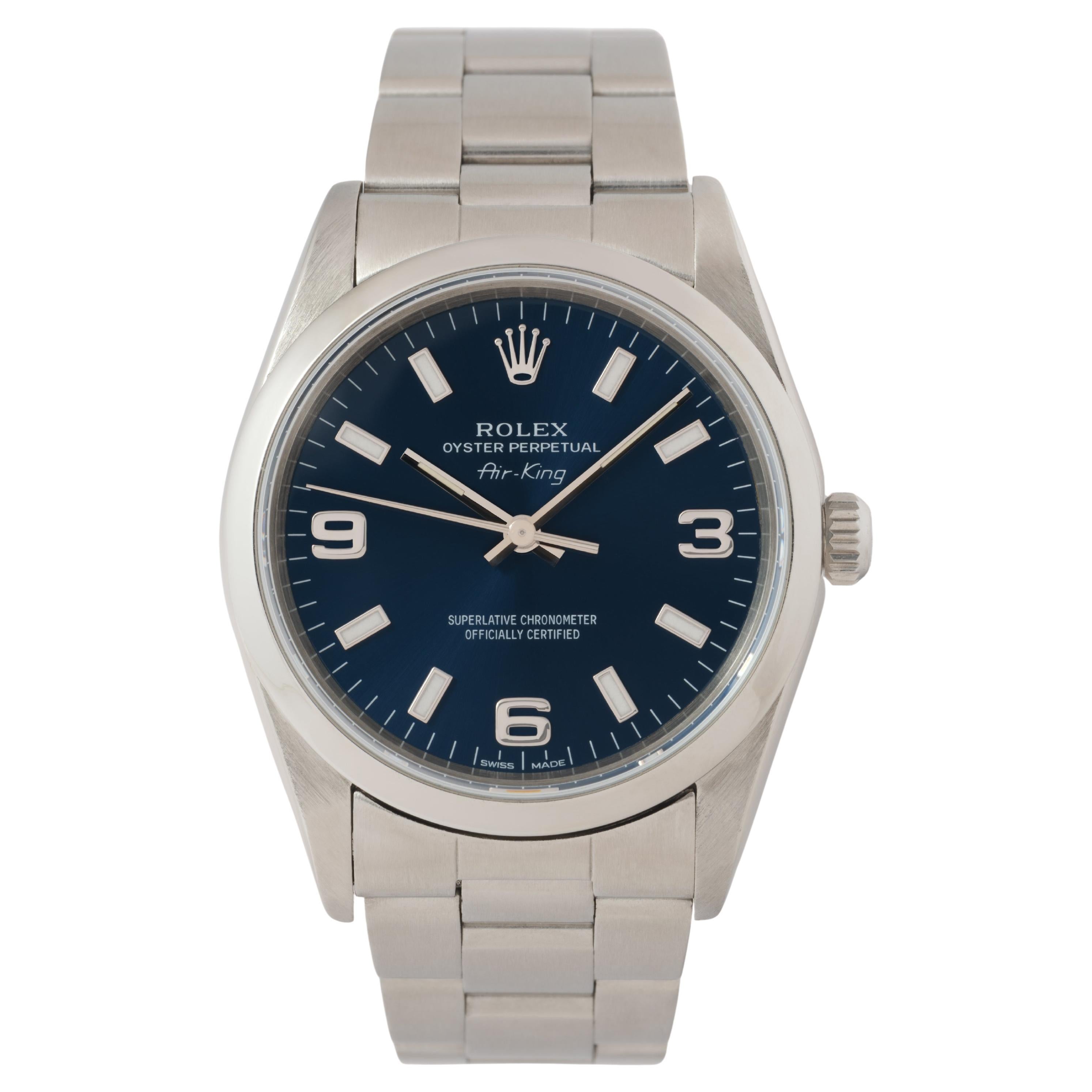 Rolex AirKing d'epoca Modello 14000 Automatico in acciaio inox 1990 in vendita