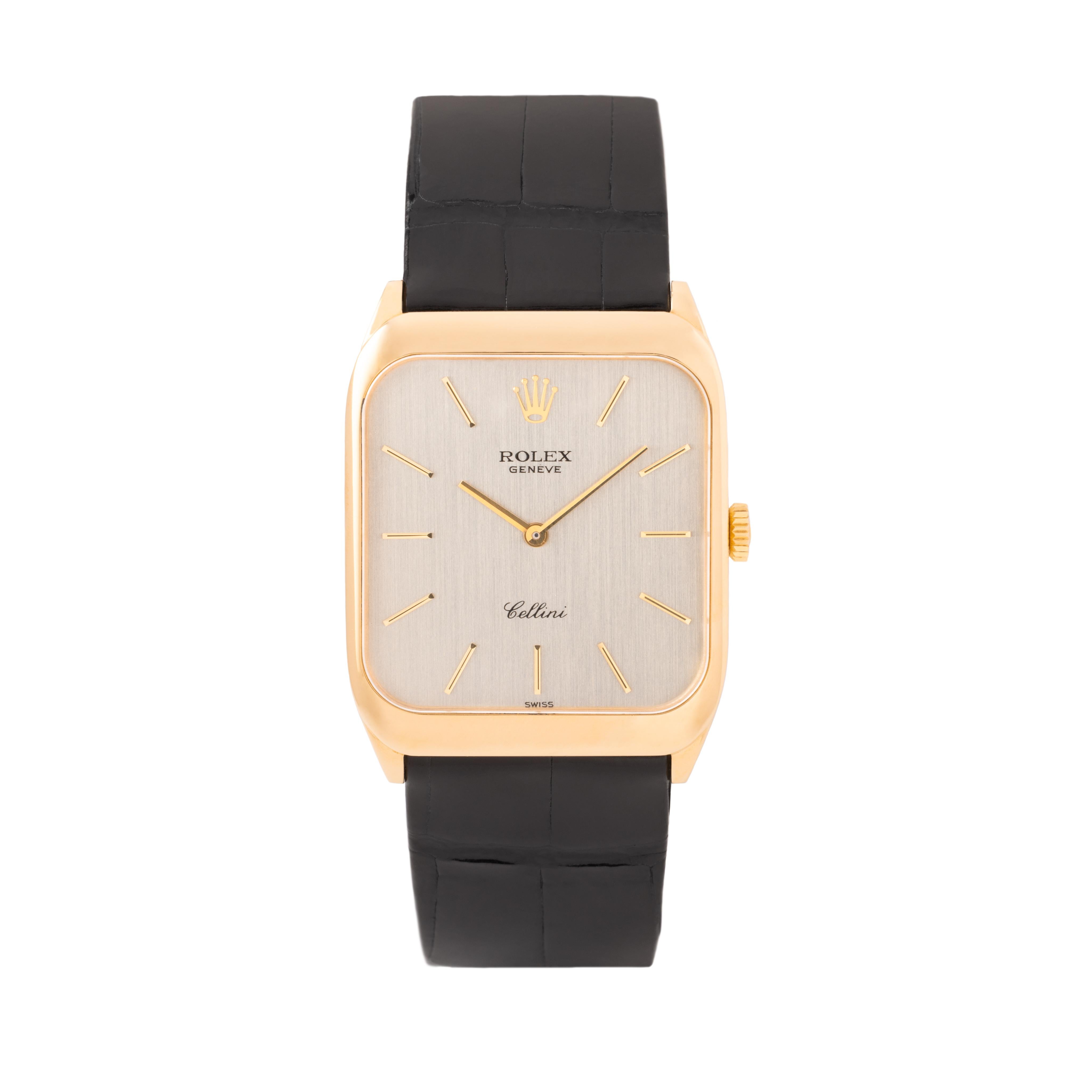 Modern Vintage Rolex Cellini 18k Yellow Gold Model 4135