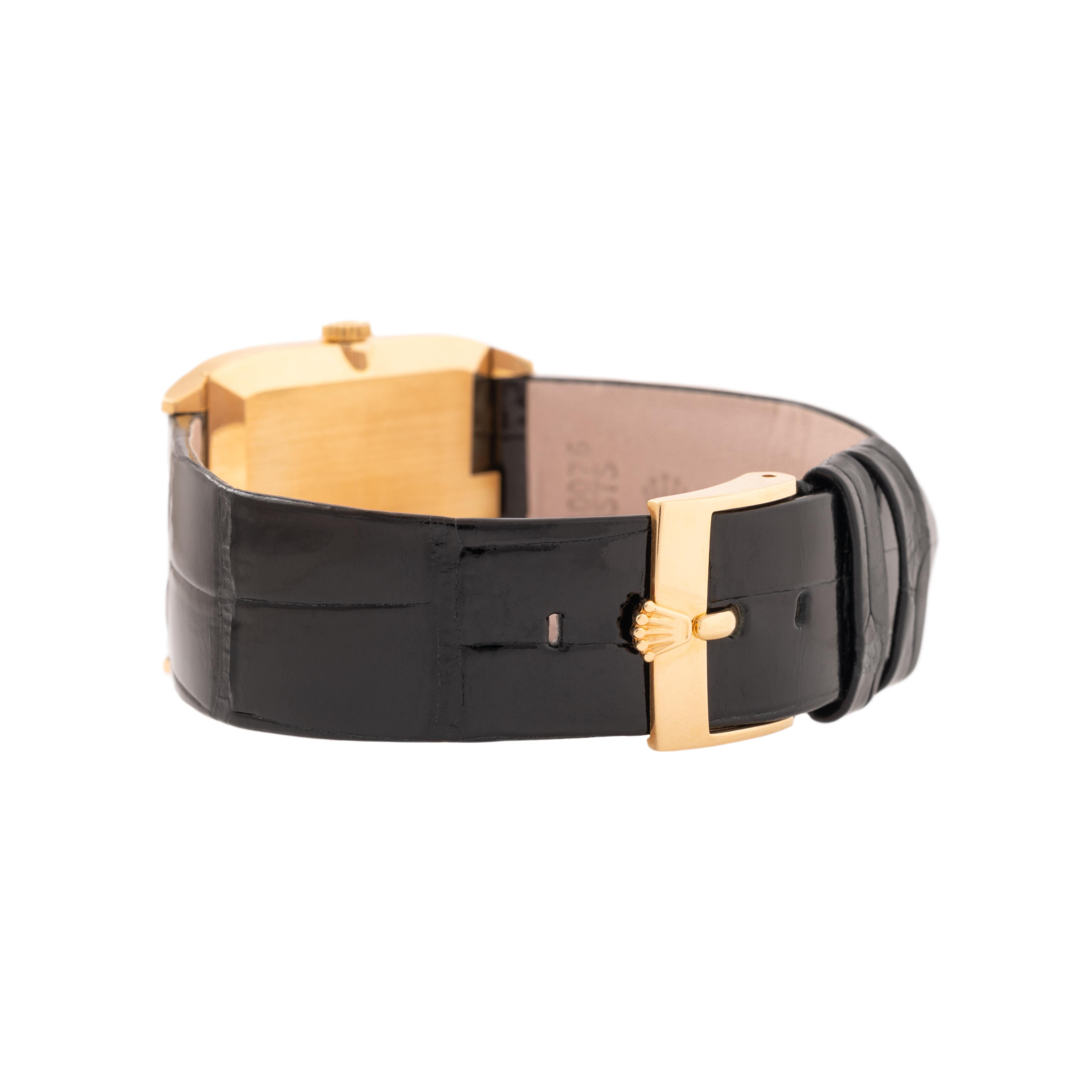 Vintage Rolex Cellini 18k Yellow Gold Model 4135 1