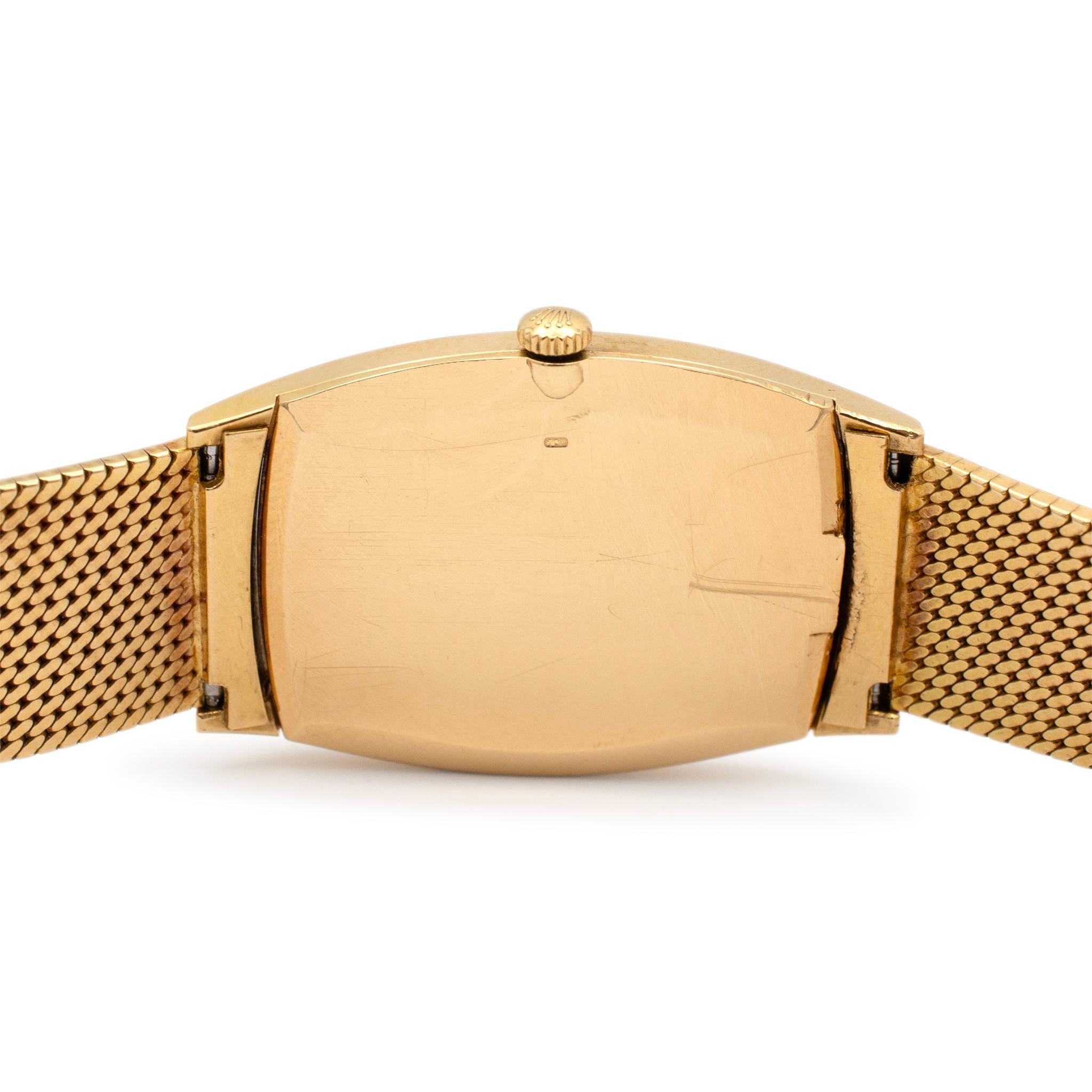 Femenino o masculino Reloj Rolex Cellini Vintage 26MM 3807 Esfera Champán Oro Amarillo 18K