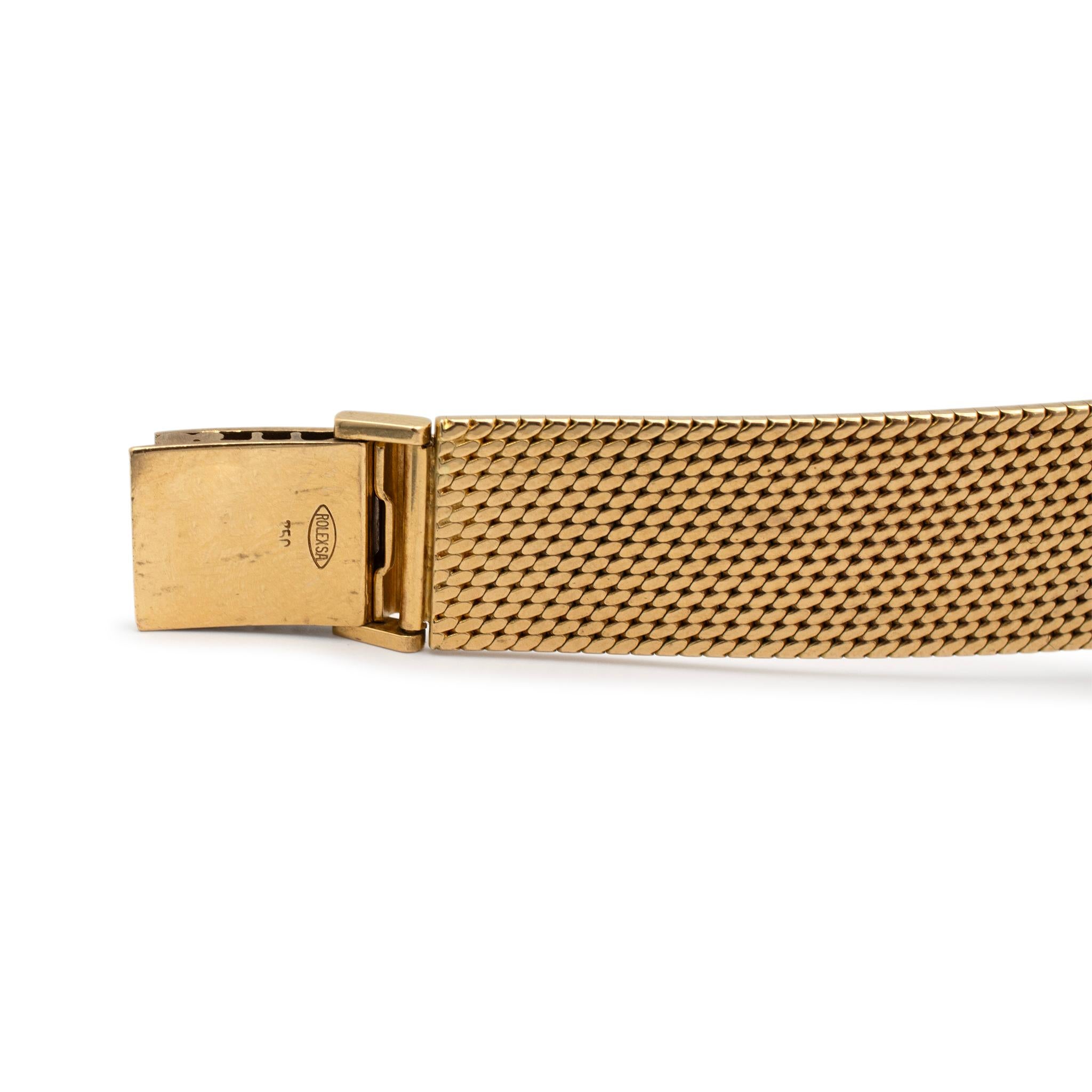 Reloj Rolex Cellini Vintage 26MM 3807 Esfera Champán Oro Amarillo 18K 2
