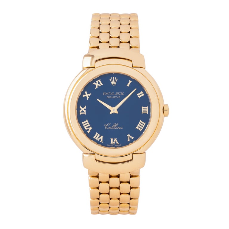 Vintage Rolex Cellini Modell 6622 18 Karat Gelbgold 33mm Seltenes