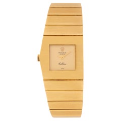 Rolex Cellini Queen Midas Montre vintage en or jaune 18 carats, modèle 4313