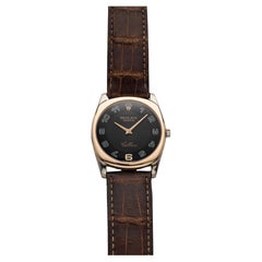 Vintage Rolex Cellini Ref 4233 2000s Manual Wind Black Arabic Numeral Dial 34mm