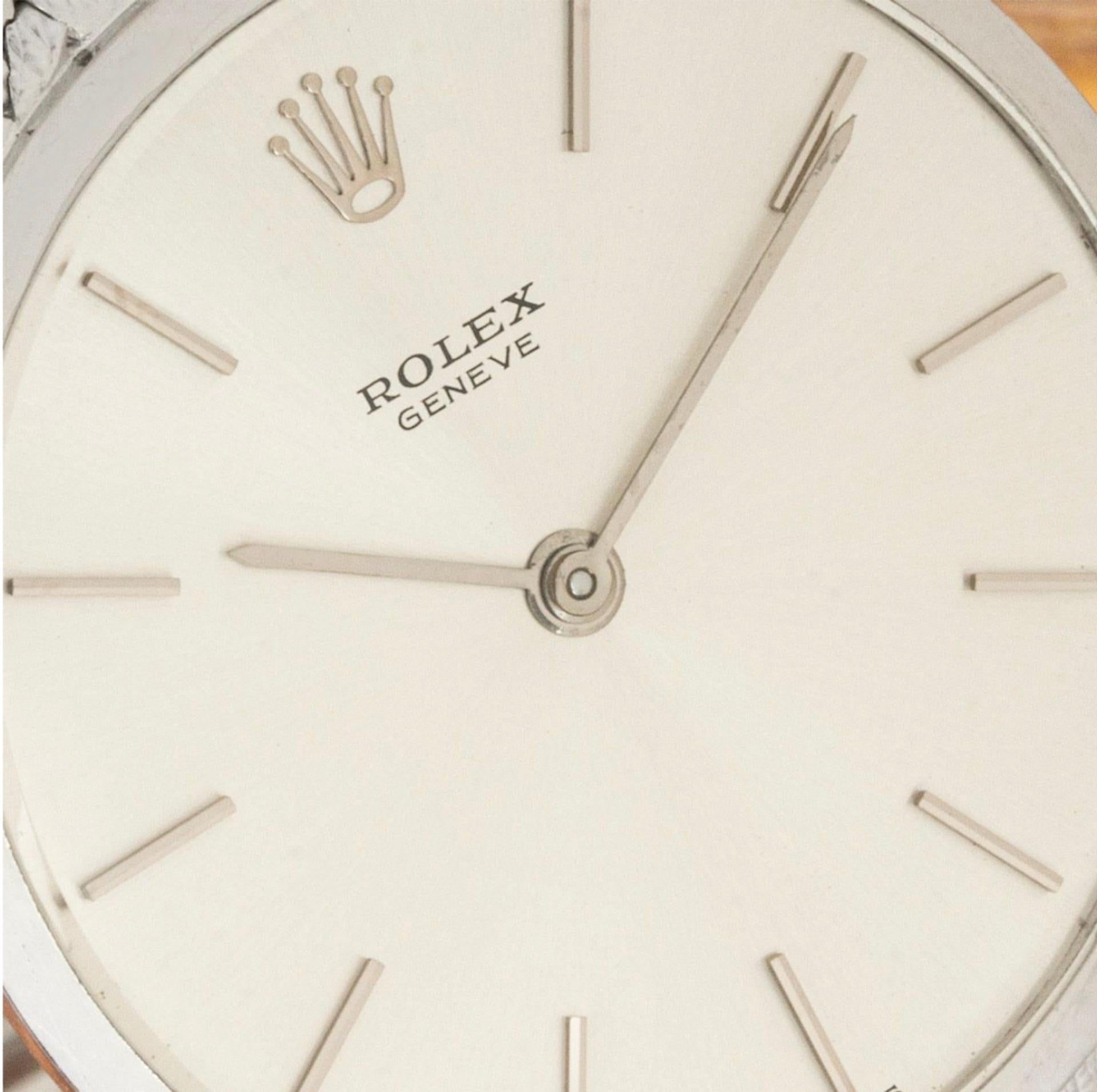 Montre vintage Rolex Cellini en or blanc Excellent état à London, GB