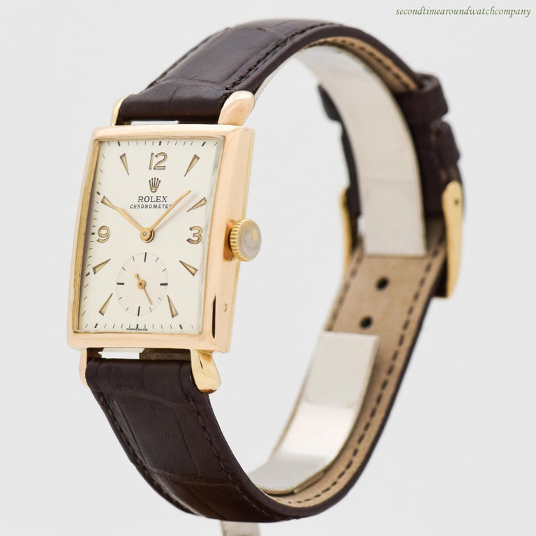 rolex rectangular watches for sale