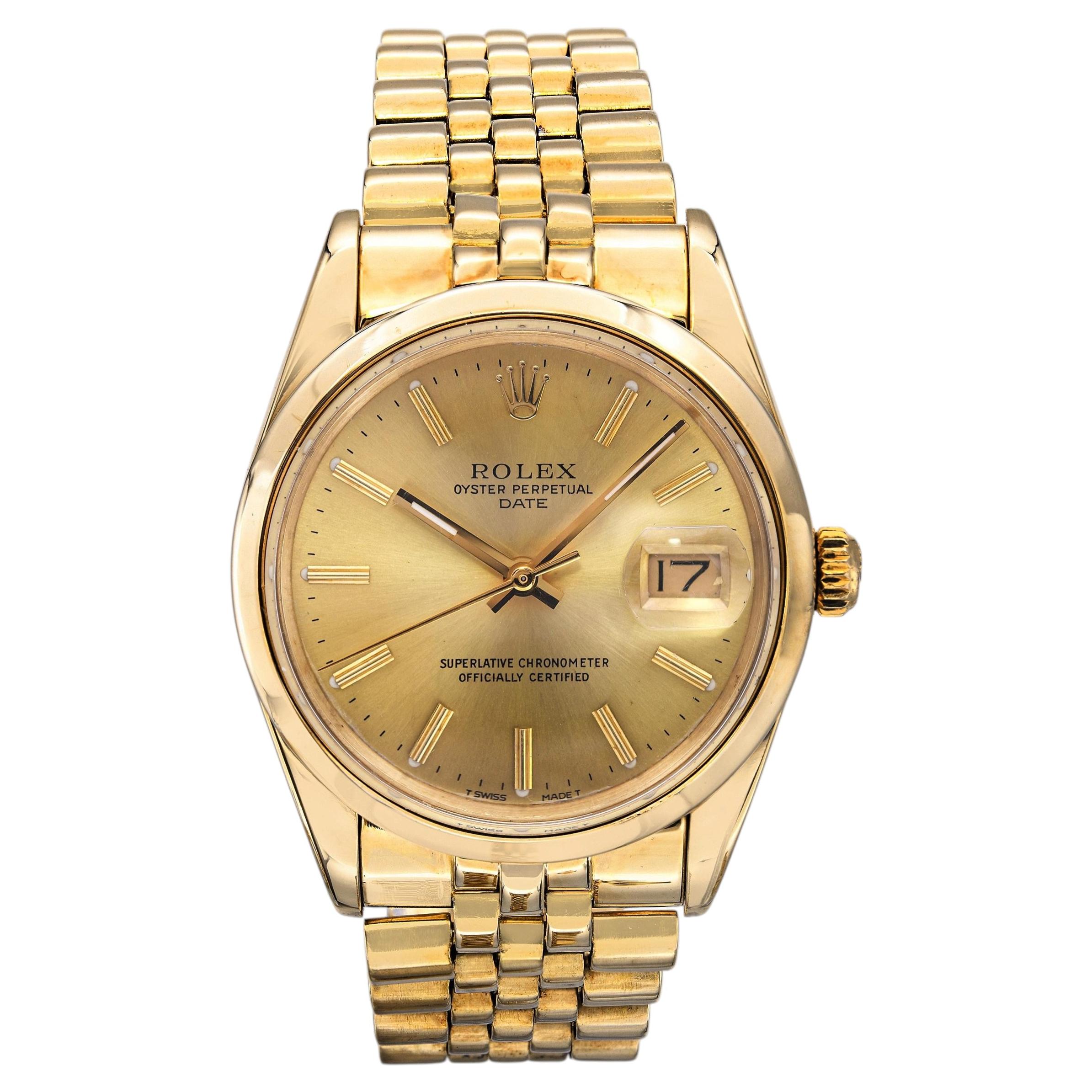 How do I adjust a Rolex’s time?