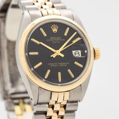 Vintage Rolex Date Automatic Reference 1500 Two-Tone Watch, 1969