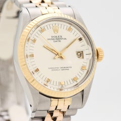 Vintage Rolex Date Automatic Reference 1500 Two-Tone Watch, 1970