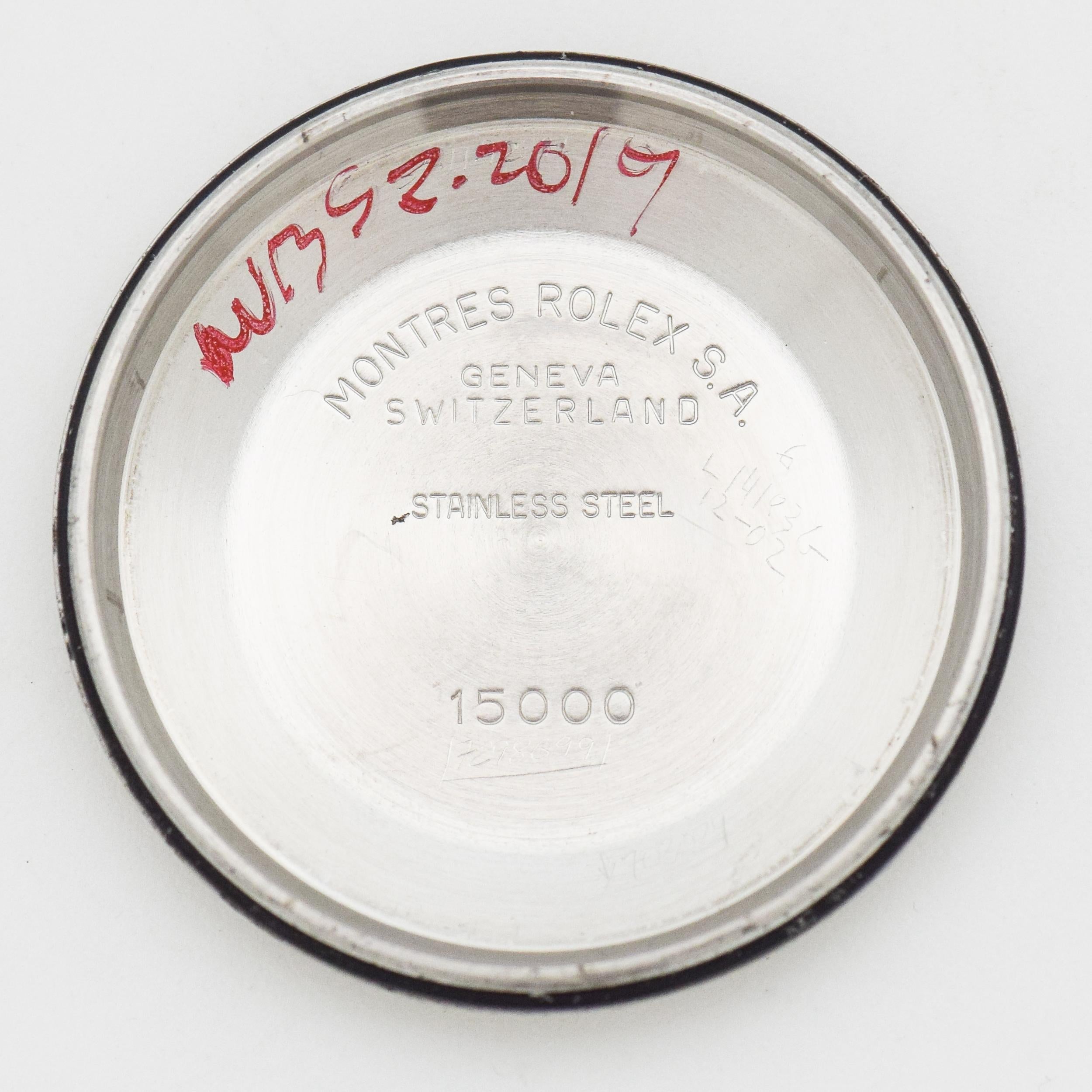 Vintage Rolex Date Automatic Reference 15000 Watch, 1981 6