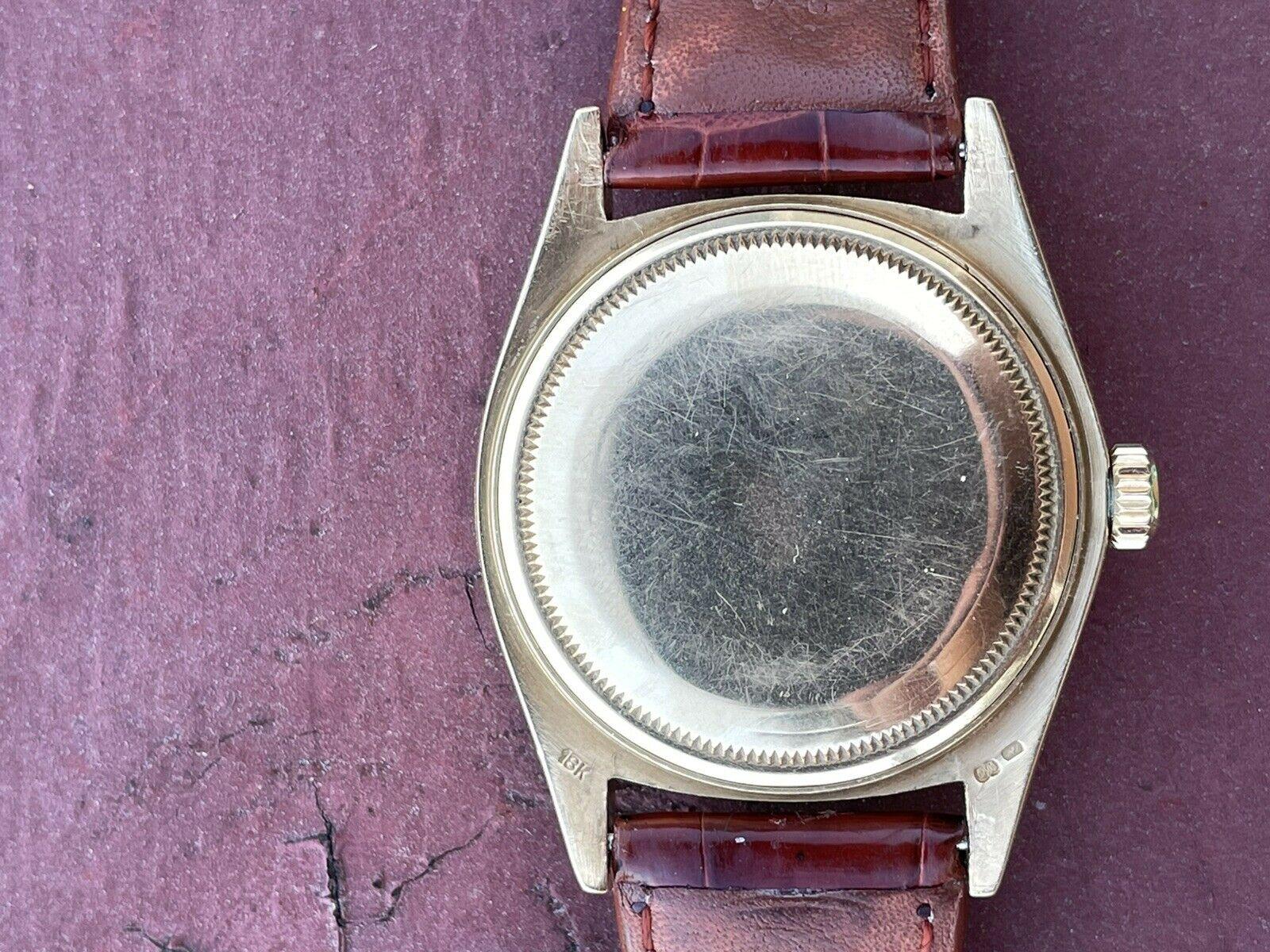 Vintage Rolex Datejust 16018 Black Dial 18k Gold, Circa 1979 3