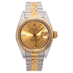 Rolex Datejust d'epoca in oro/acciaio da donna Ref 69173