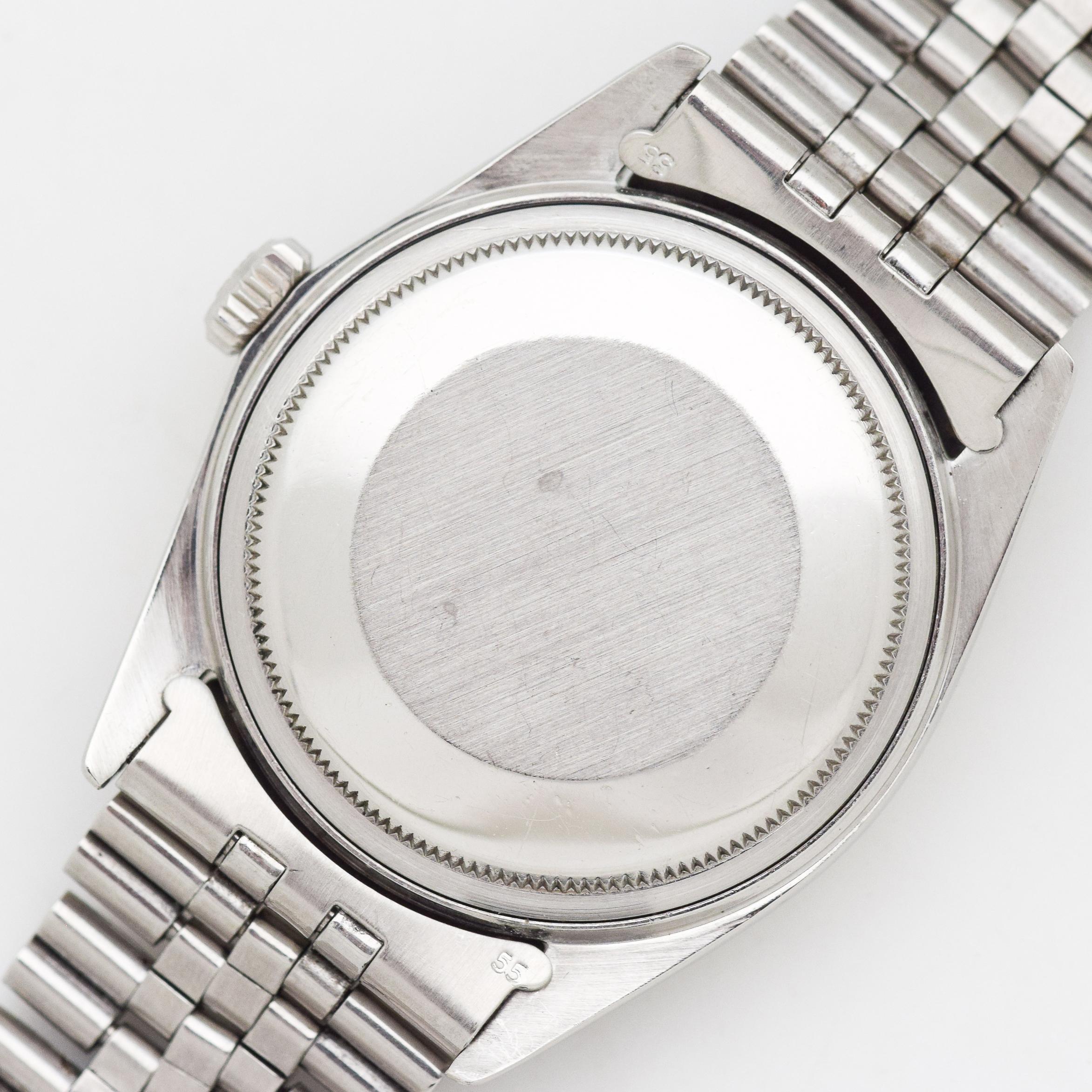 Women's or Men's Vintage Rolex Datejust Ref. 1601 Watch with Wide-Boy Dial, 1970