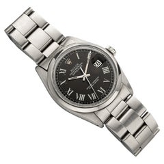 Vintage Rolex Datejust Reference 1600 1970s Automatic Rare Grey Buckley Dial 36m