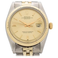 Vintage Rolex Datejust Reference 1601 Two-Tone Watch, 1968