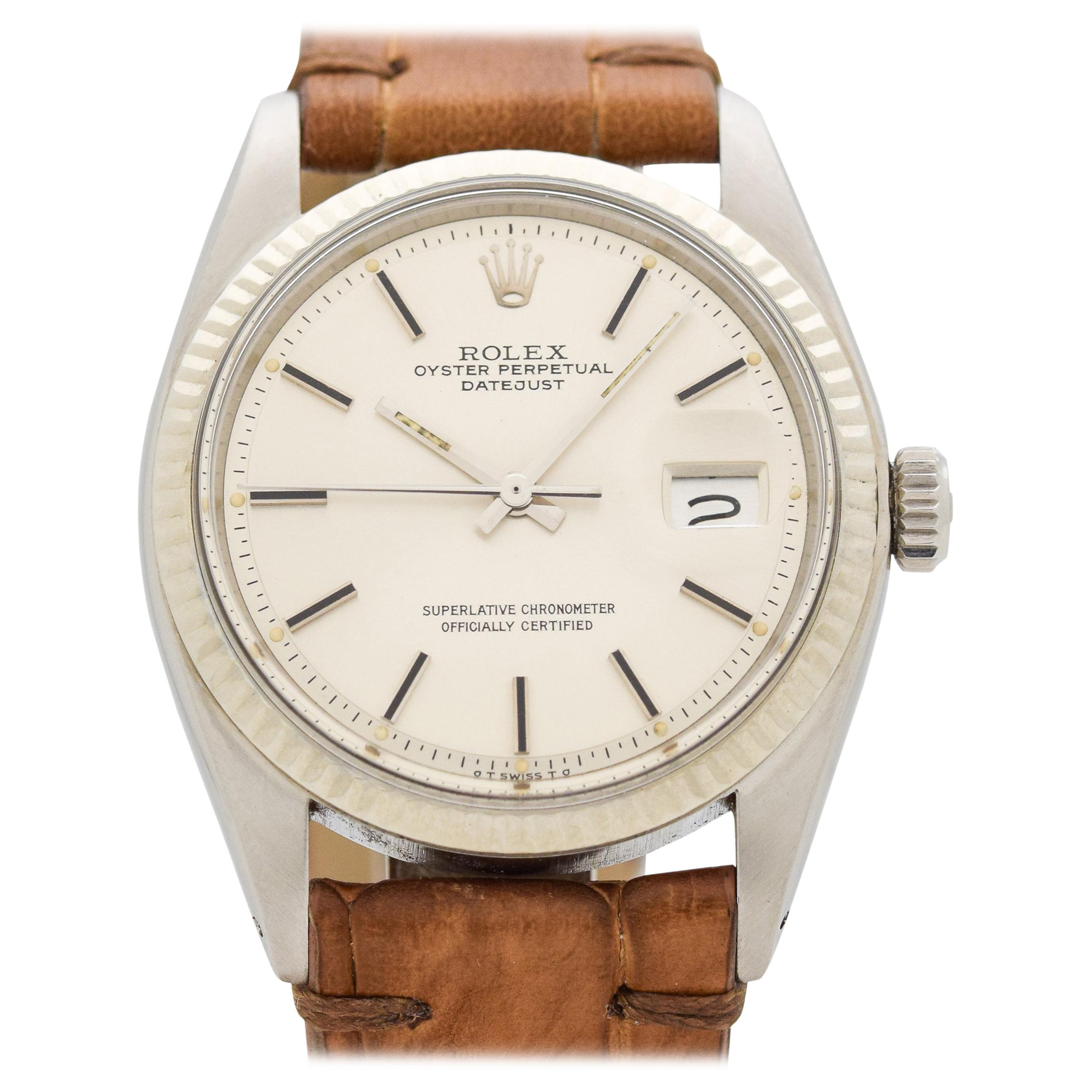 Vintage Rolex Datejust Reference 1601 Watch, 1977