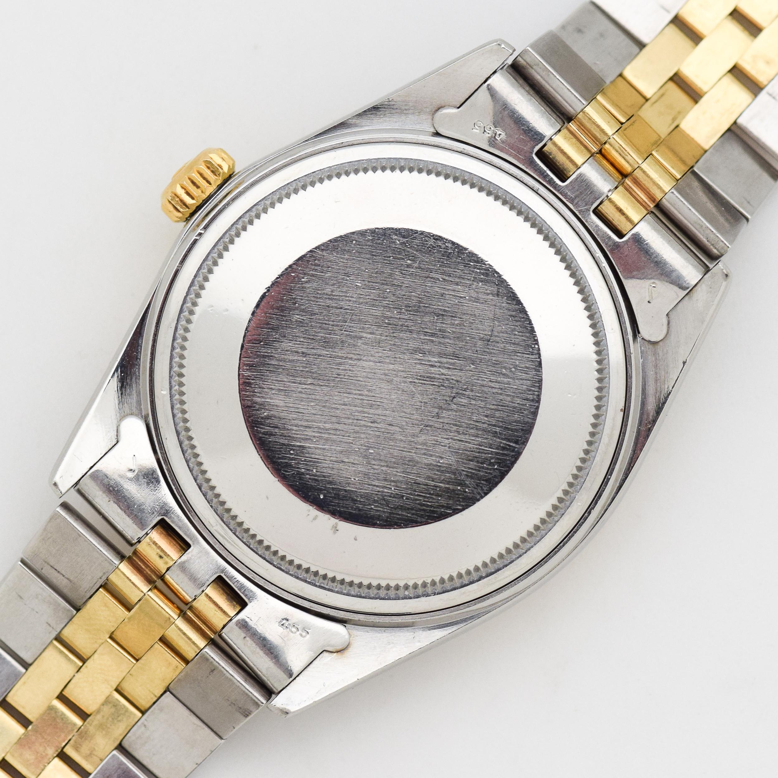 Vintage Rolex Datejust Reference 16013 Two-Tone Watch, 1981 In Excellent Condition In Beverly Hills, CA