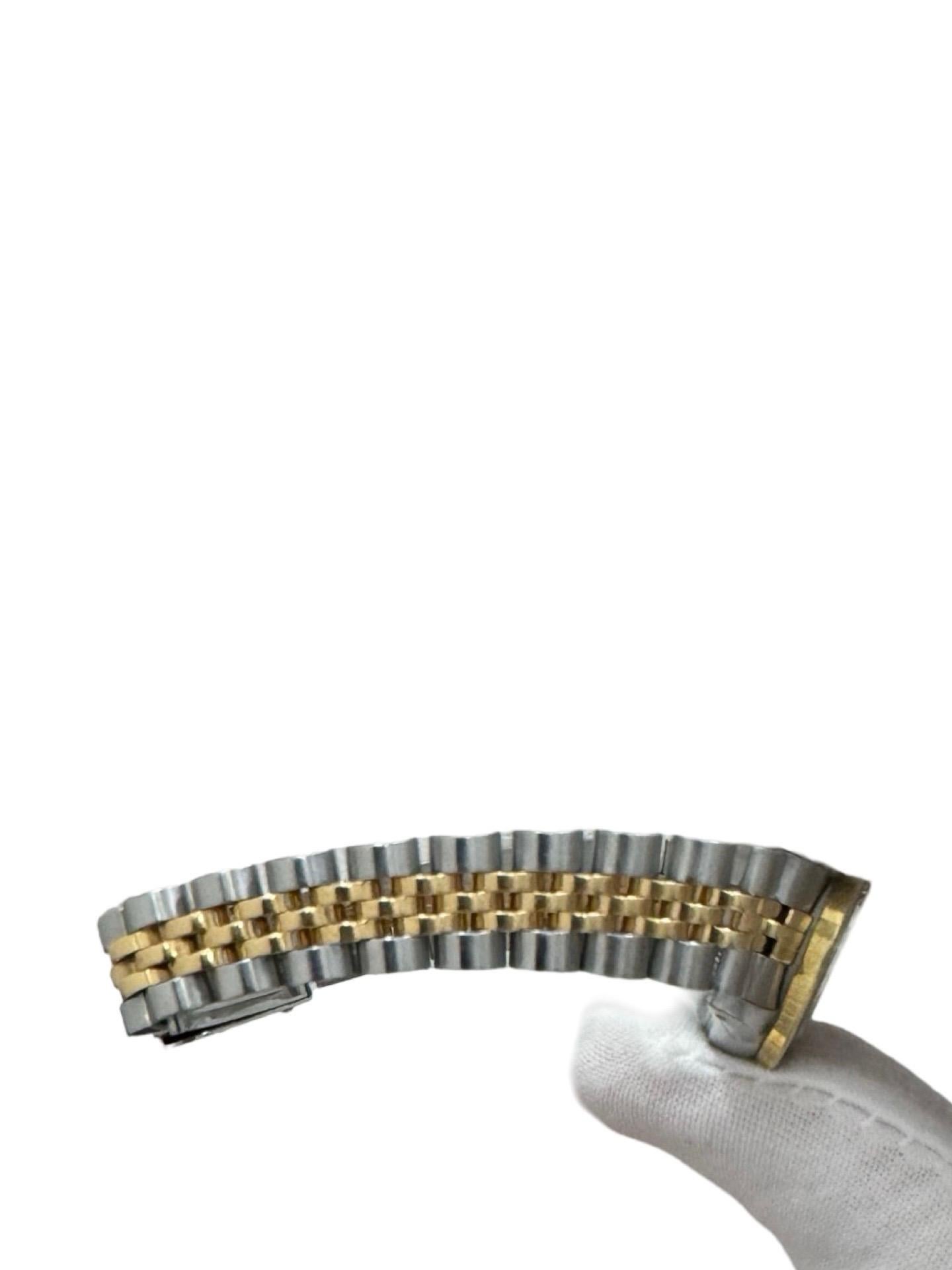Rolex Datejust rubino con lunetta di diamanti, orologio da donna 69173 in vendita 2