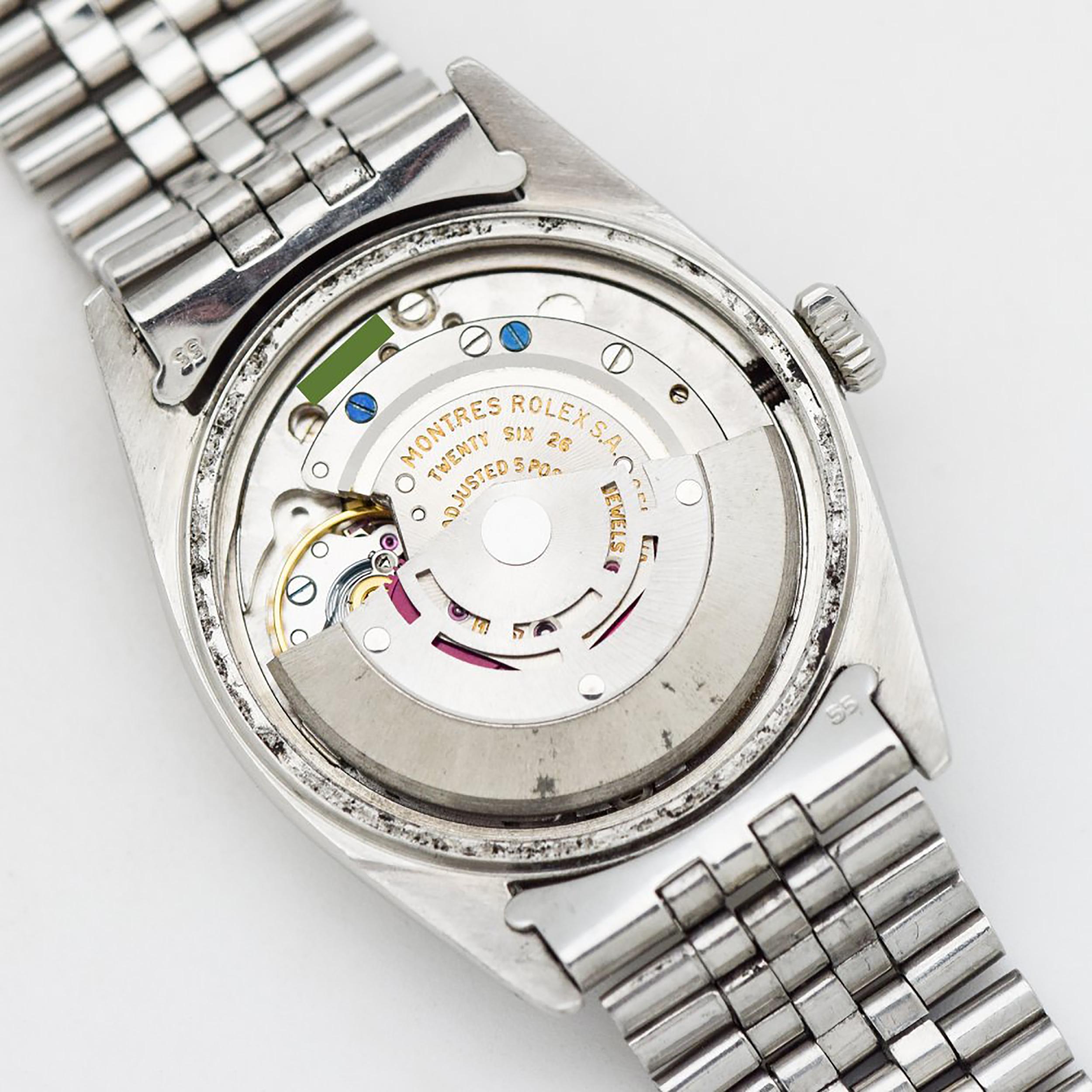 Vintage Rolex Datejust Stainless Steel Watch, 1967 3