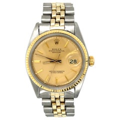 Orologio d'epoca Rolex Datejust bicolore con bracciale Jubilee