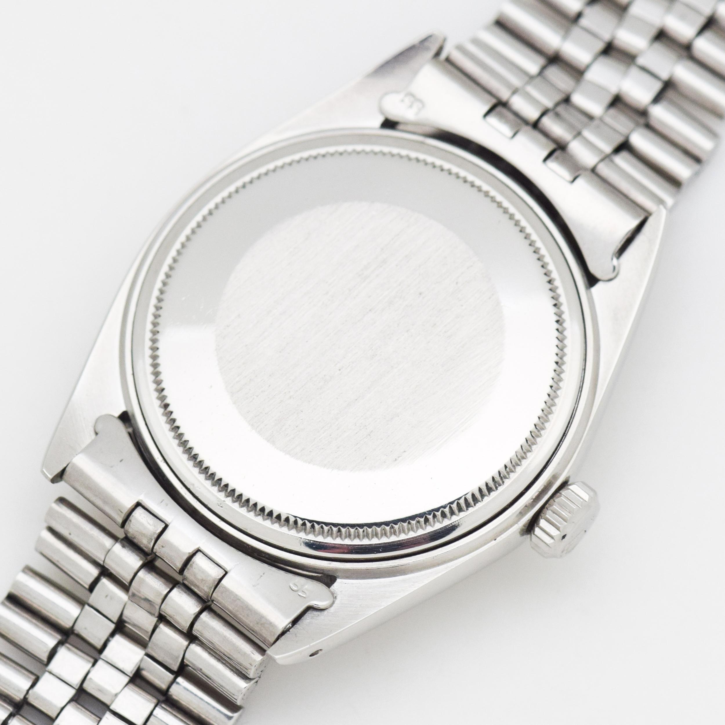 Women's or Men's Vintage Rolex Datejust Wide Boy 14 Karat Gold and Stainless Steel Watch, 1972 For Sale