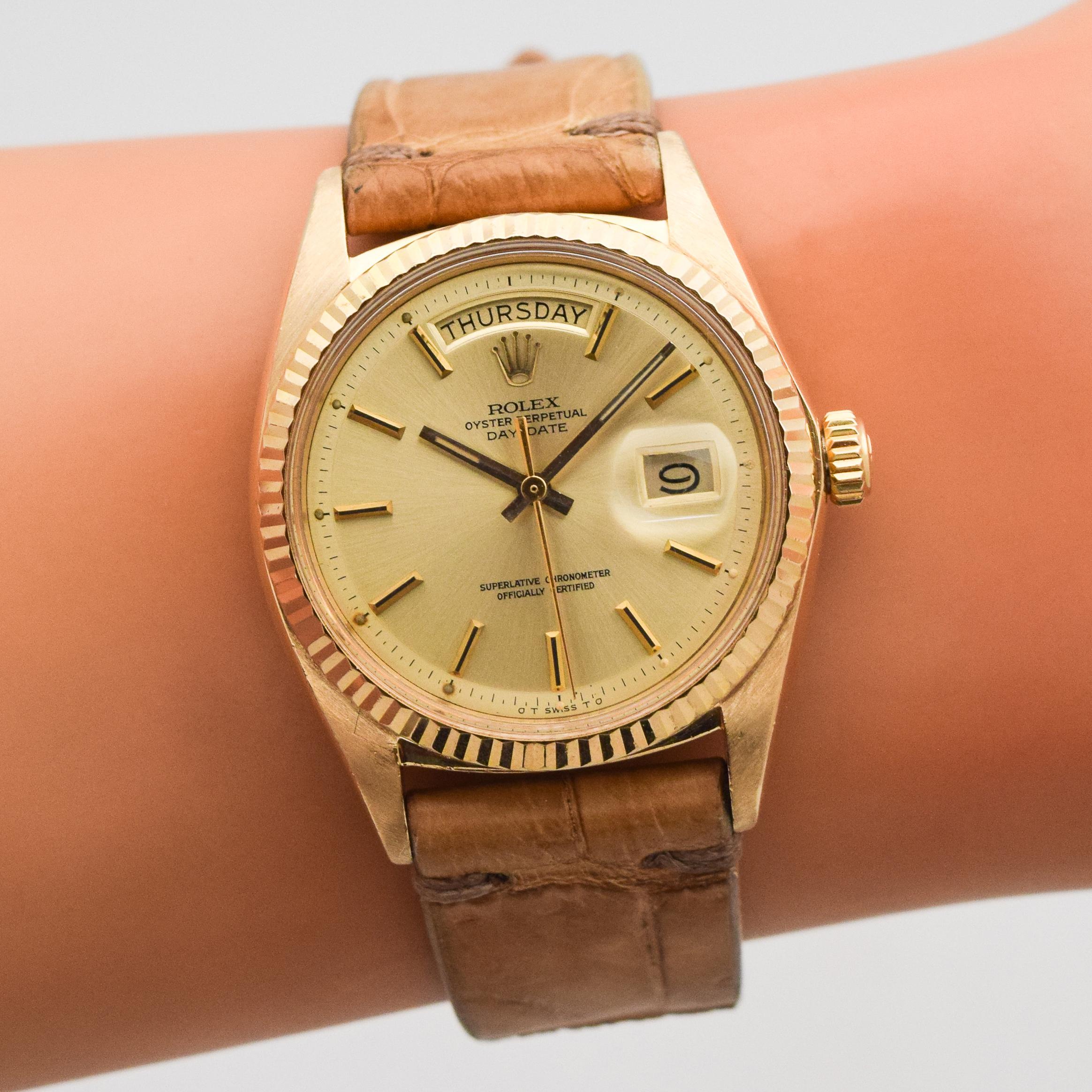 Vintage Rolex Day-Date President Ref. 1803 Watch, 1970 For Sale 1