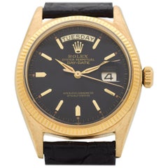 Vintage Rolex Day-Date President Reference 1803 Black Dial, 1957