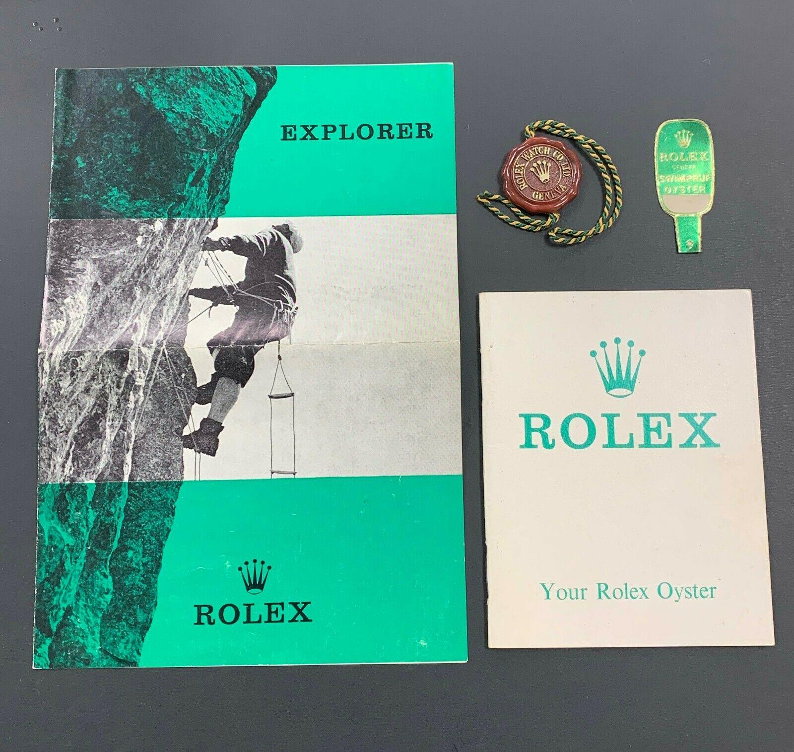 Vintage Rolex Explorer 1016 Black Dial Stainless Steel Box Papers 1969 Complete 4