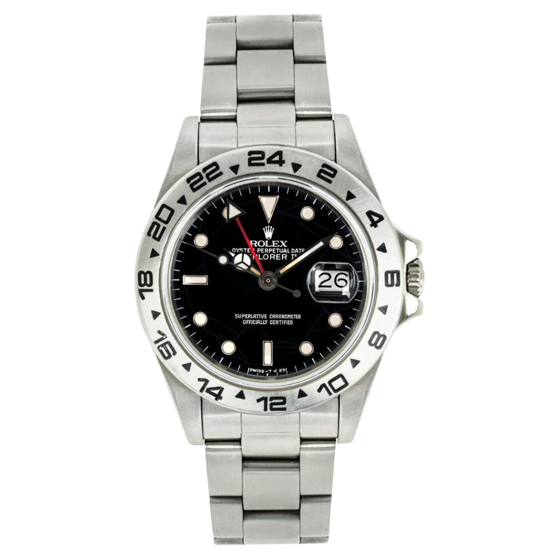 Rolex Explorer II d'epoca Quadrante Spider Rail 16550