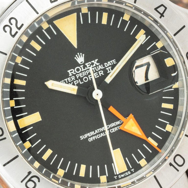 Vintage Rolex Explorer II Steve McQueen Straight Hand Watch 1655