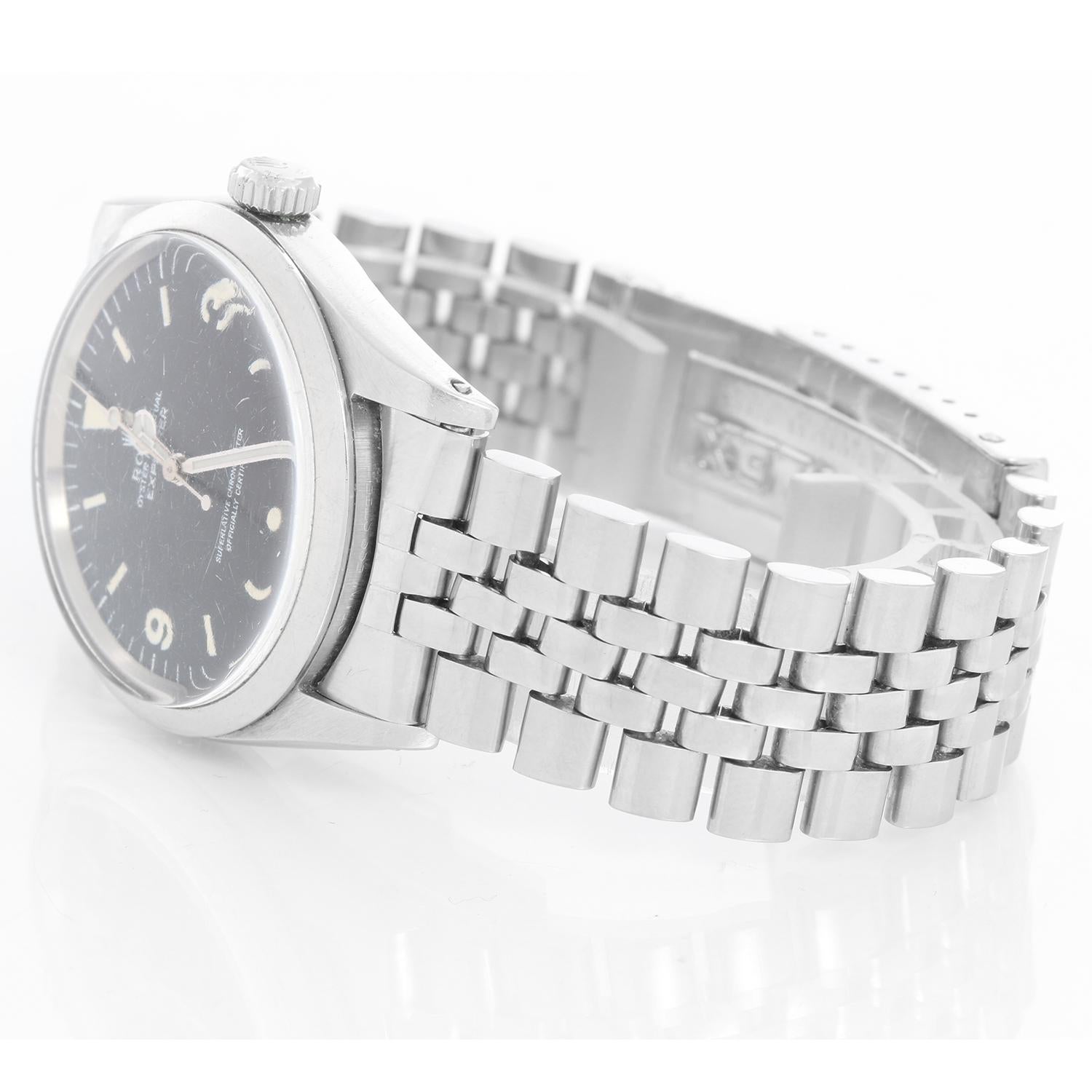 Vintage Rolex Explorer Men's Steel Watch 1016 with 47 Pages of ...