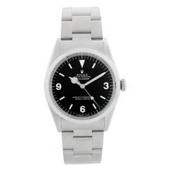 Rolex Explorer Herrenarmbanduhr aus Stahl 1016 mit 47 Seiten  Dokumentation