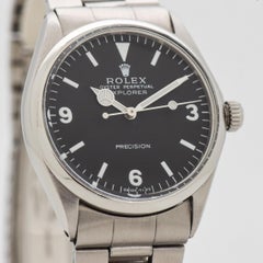 Vintage Rolex Explorer Reference 5500 Stainless Steel Watch, 1967