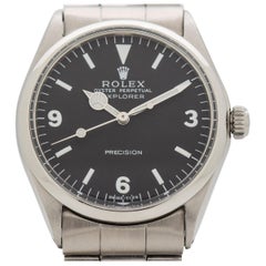 Vintage Rolex Explorer Reference 5500 Stainless Steel Watch, 1967