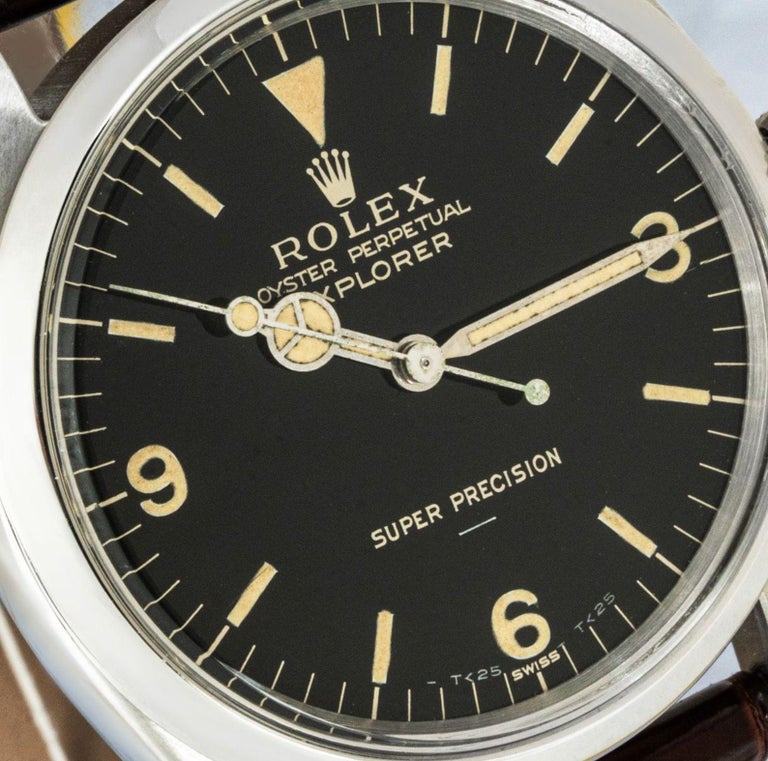 Rolex Montre Explorer Vintage Super Precision avec cadran encadré 5500 En  vente sur 1stDibs | rolex explorer vintage, vintage rolex explorer