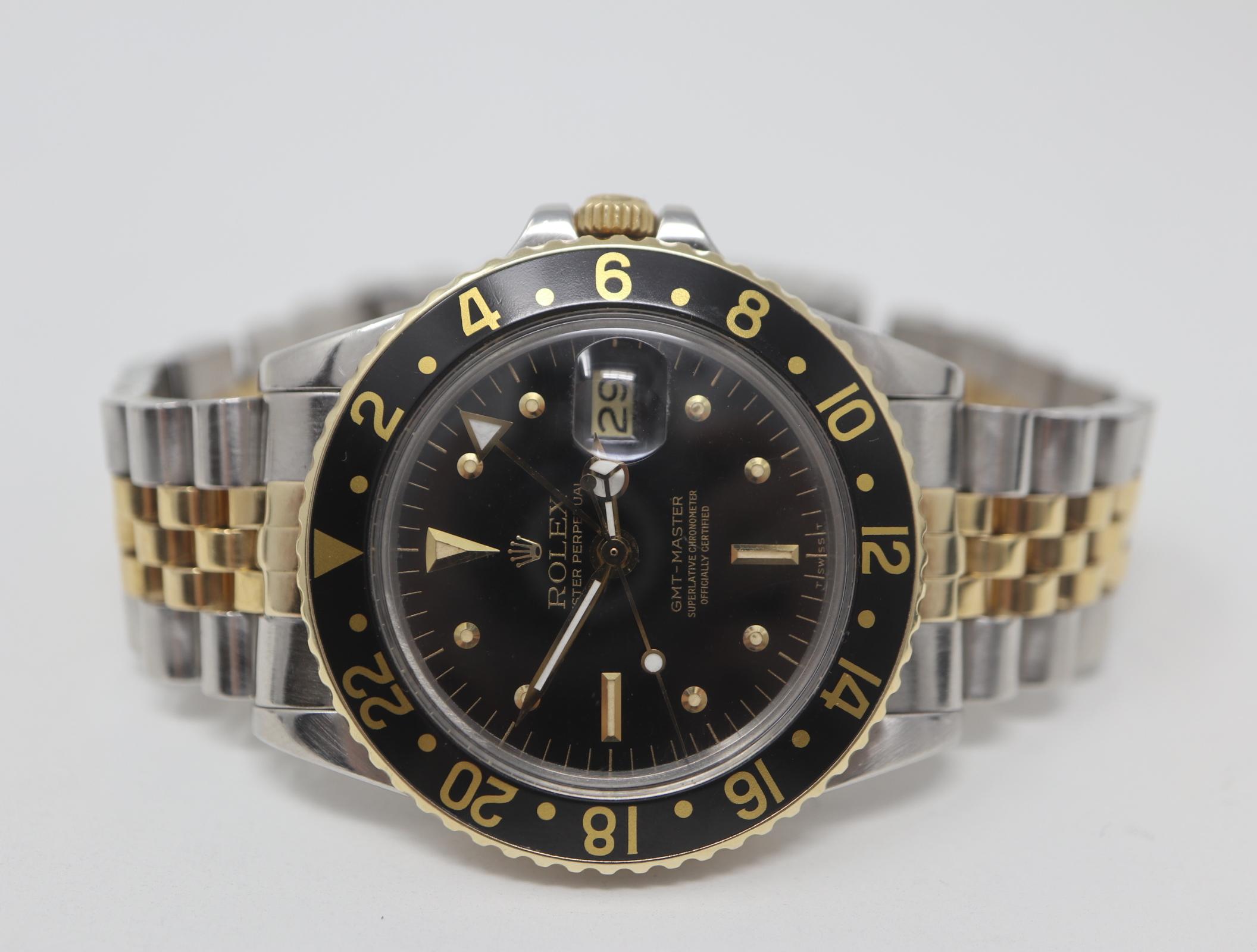 Vintage Rolex GMT-Master 1675 Black 
