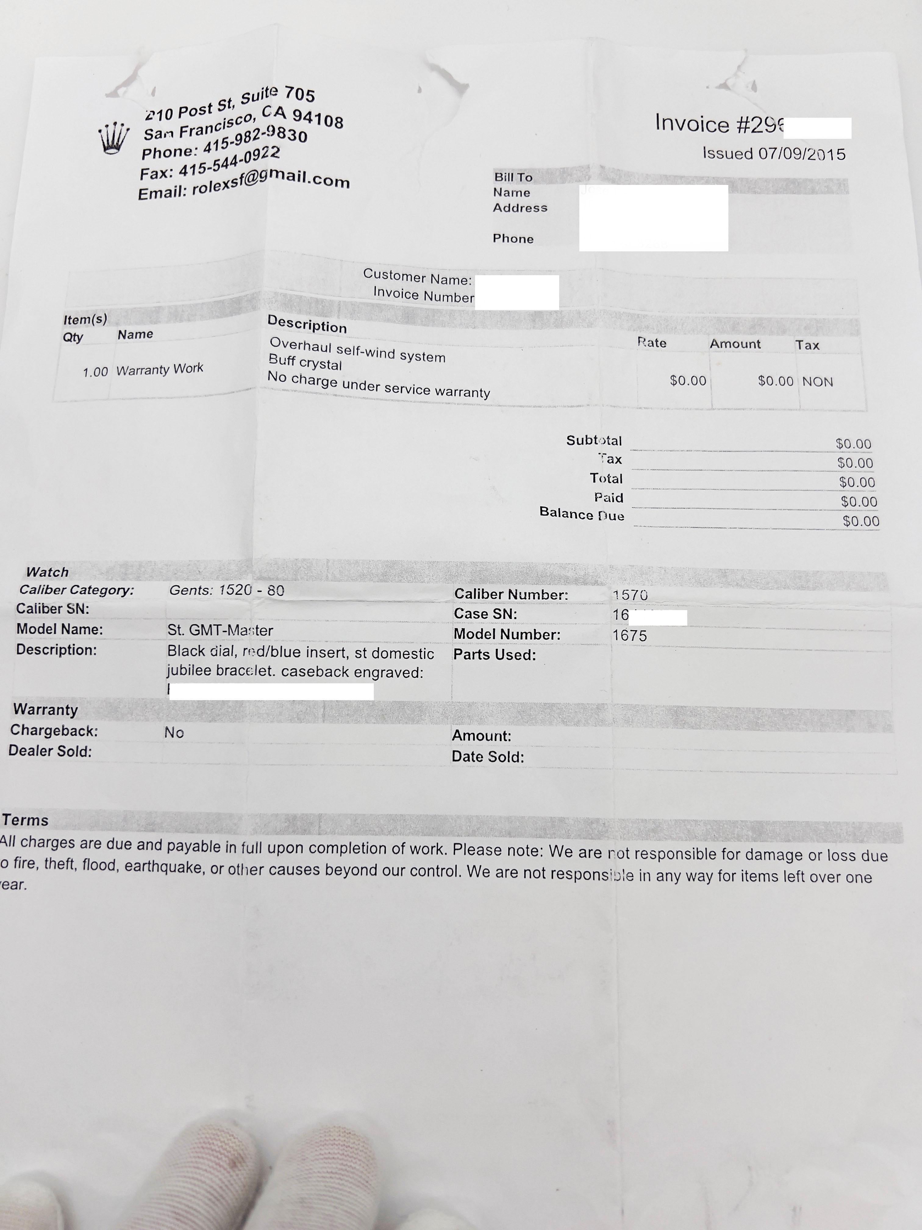 VINTAGE Rolex GMT Master 1675 Pepsi Red Blue Steel Jubilee Box Service Paper For Sale 1