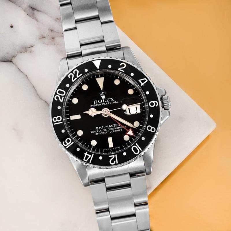 Vintage Rolex GMT-Master 1675 Watch For Sale 4