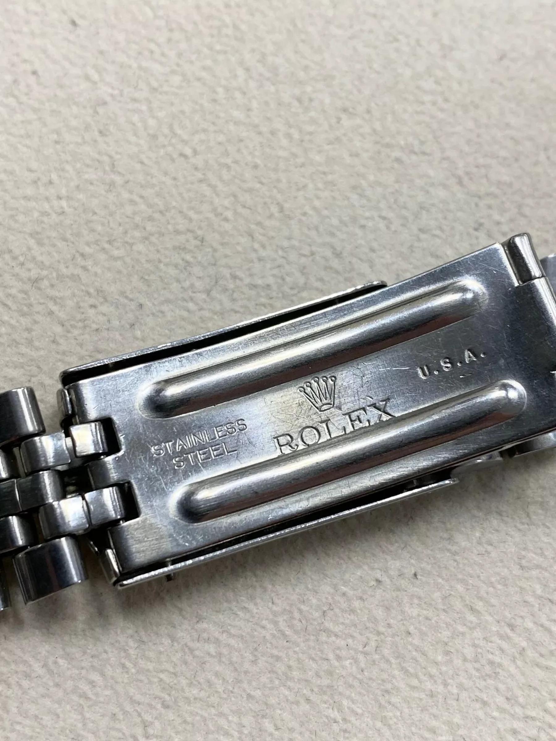 VINTAGE Rolex GMT Master Ghost Pepsi 1675 Quadrante dorato lucido Guardie corona a punta 7