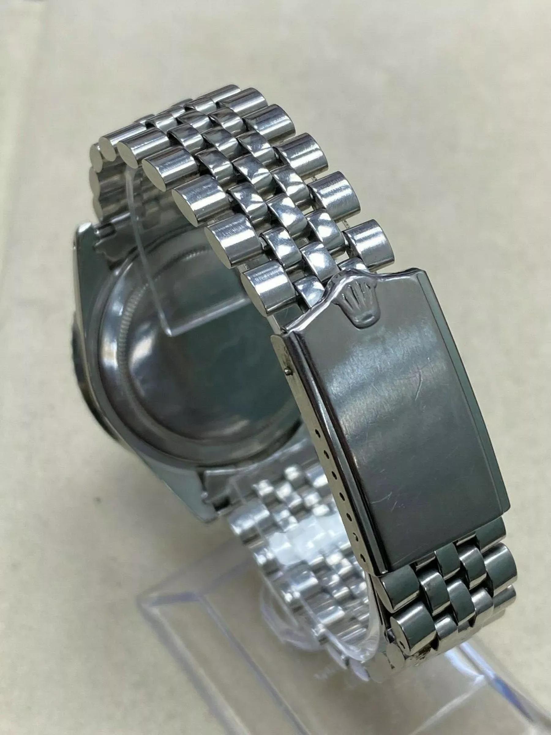 VINTAGE Rolex GMT Master Ghost Pepsi 1675 Quadrante dorato lucido Guardie corona a punta 5