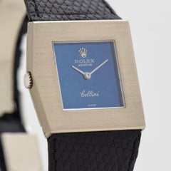 Vintage Rolex King Midas Cellini Referenz 4017-8 in 18 Karat Weißem Etui, 1970er Jahre