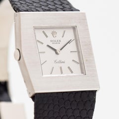 Vintage Rolex King Midas Cellini Reference 40170-10 in 18 Karat White Gold 1970s