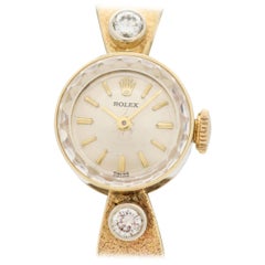 Vintage Rolex Ladies 14 Karat Yellow Gold Watch, 1970s